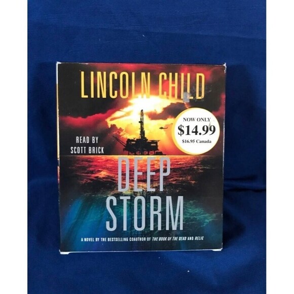 Lincoln Child Deep Storm Audiobook on CD - Picture 1 of 3